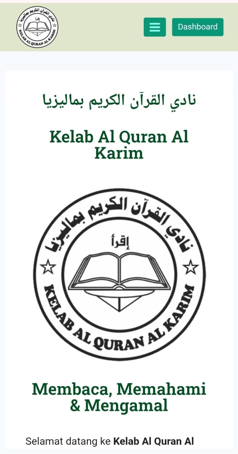 Peluncuran Website Kelab al-Quran 2026.